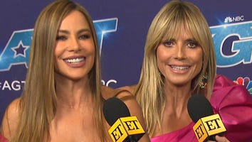 Heidi Klum and Sofia Vergara Twin at ‘America’s Got Talent’ Taping